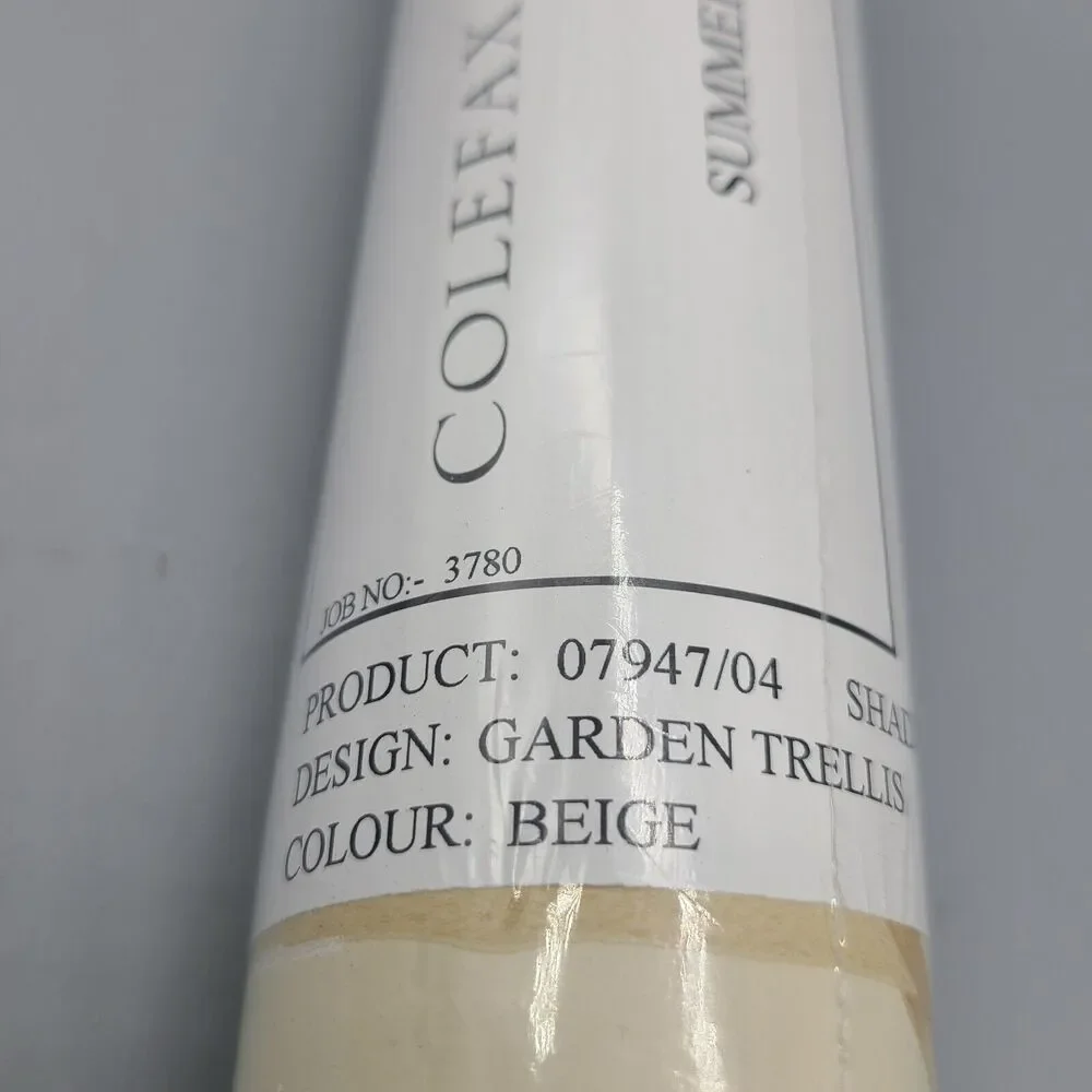 Colefax and Fowler - Summer Palace - Garden Trellis 7947/04 Beige1 Roll New